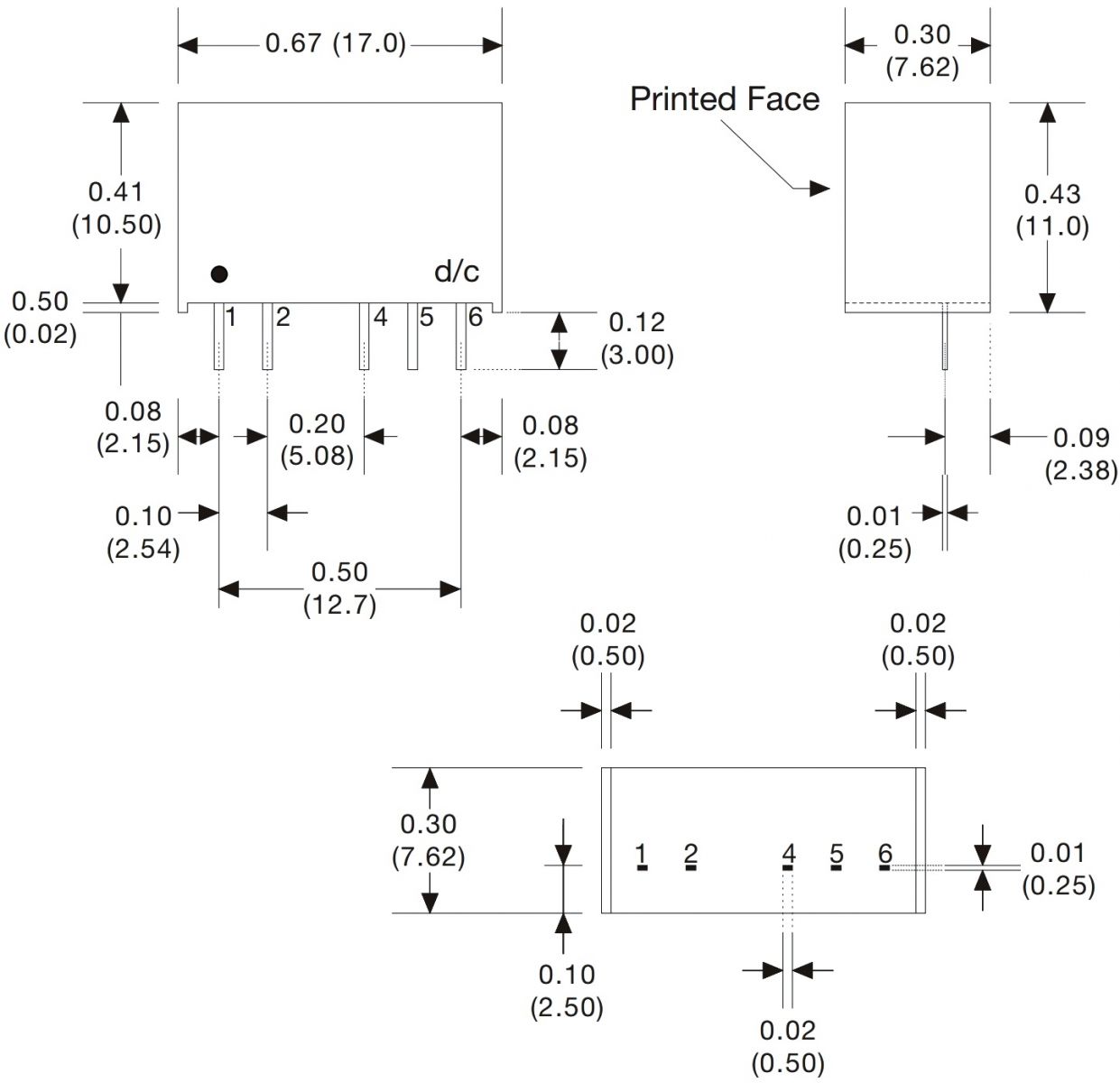 ממיר מתח SIP DC XP POWER ITW2415S